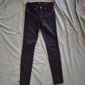 "7 For All Mankind"  skinny jeans ,26. NWOT. inseam 30"